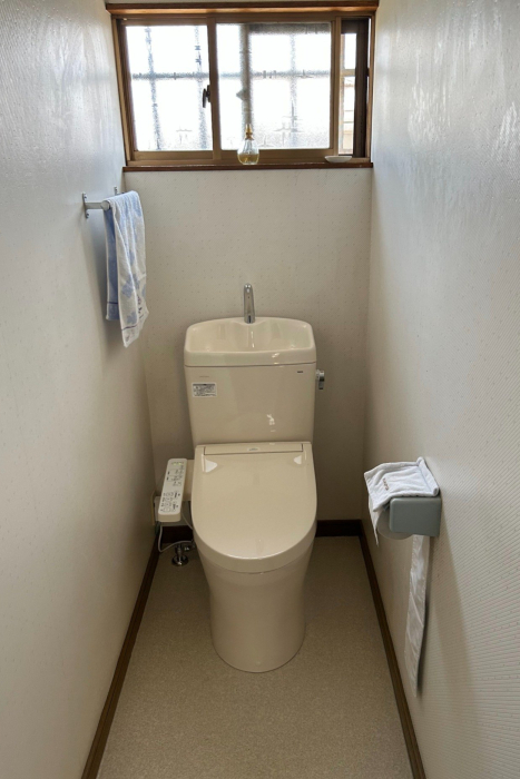 水漏れしているトイレを取り替えました