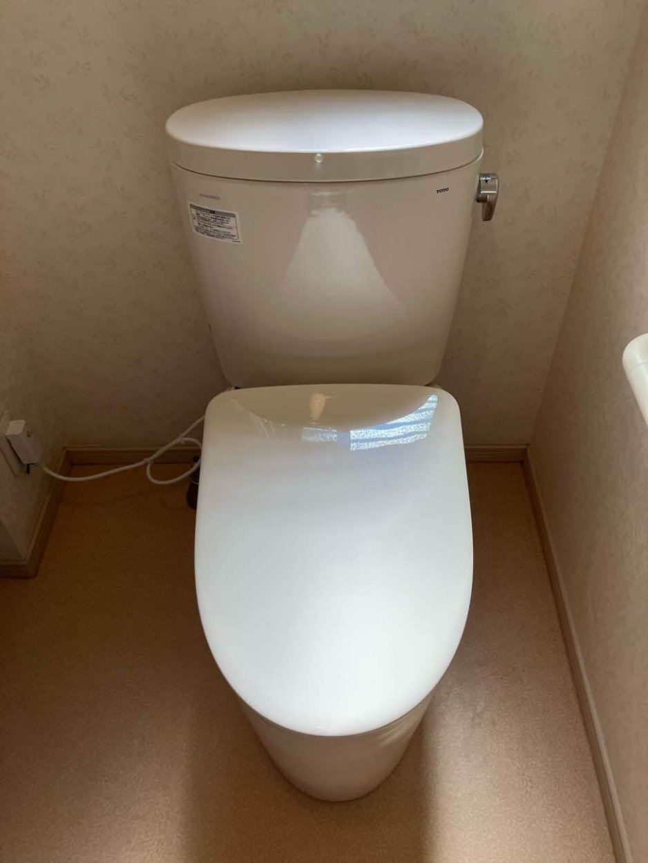 メンテナンスのしやすいトイレになりました！